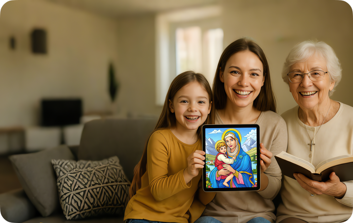 Family coloring together